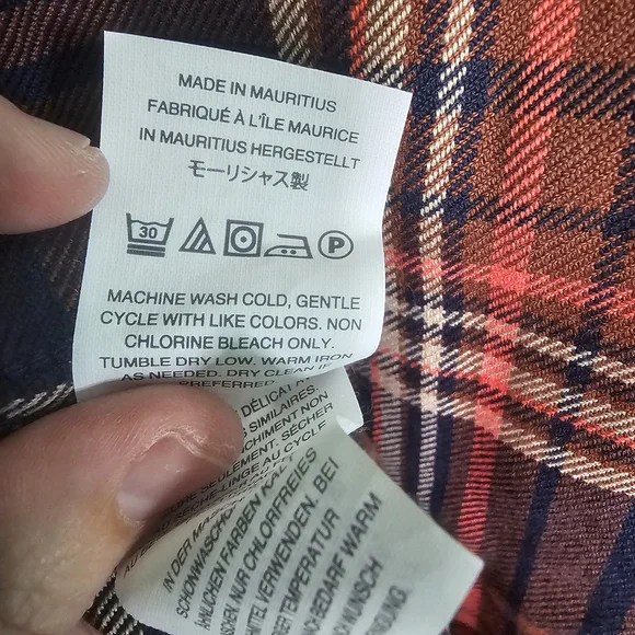 J. Crew Multicolor Plaid Button Down Shirt Men's Size XS - Picture 8 of 8